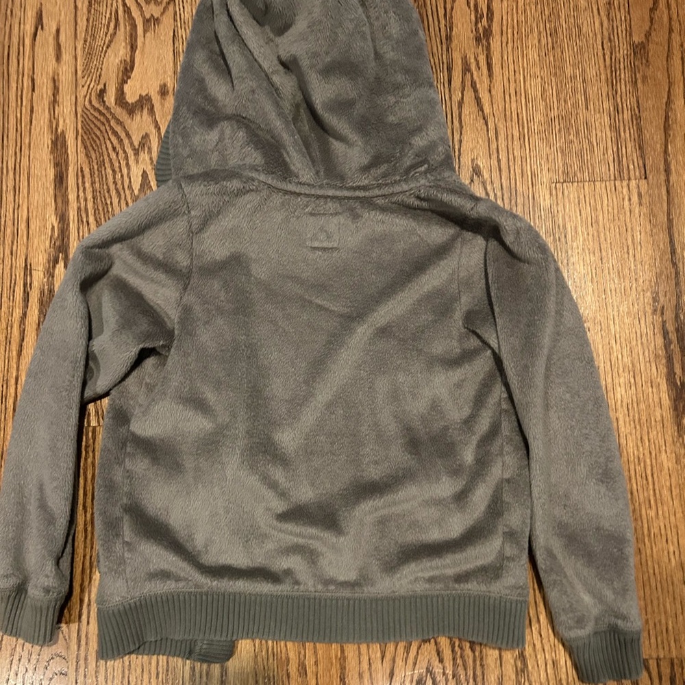 GAP Kids Brown  Hooded Chenille Button Up Sweater - Picture 5 of 5